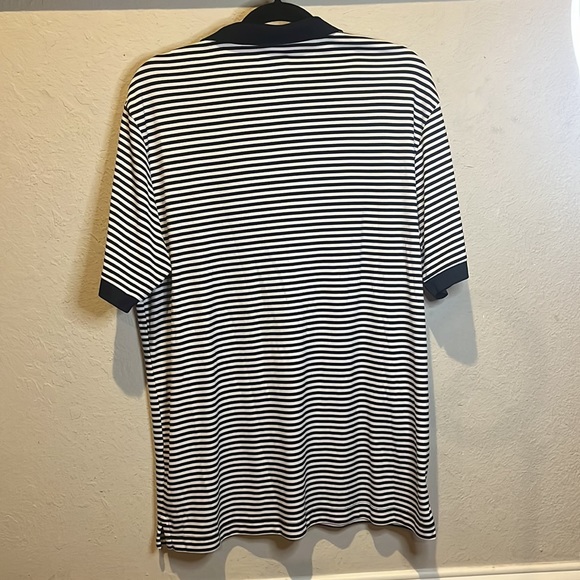 Callaway Navy & White Striped Polo size Large - Picture 6 of 6
